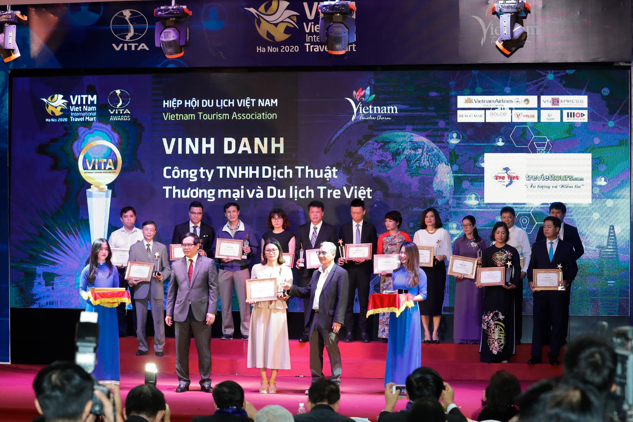 Treviettours nhận giải thưởng từ Hiệp hội Du lịch Việt Nam